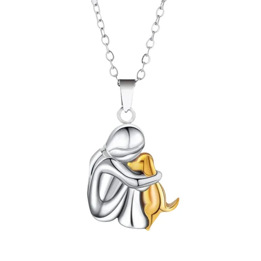 Cuddling Pendant Necklace